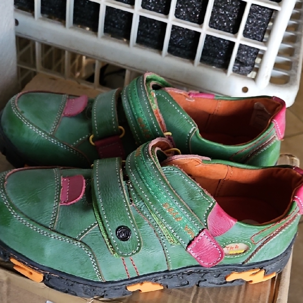 Green and Pink Shoes